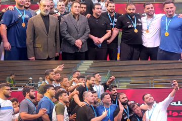 ناوان هیات کشتی آمل قهرمان لیگ دسته یک کشتی فرنگی کشور شد