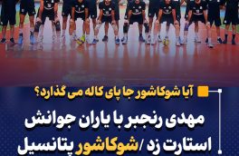 مهدی رنجبر با یاران جوانش استارت زد /شوکاشور پتانسیل تیمداری در لیگ برتر را دارد