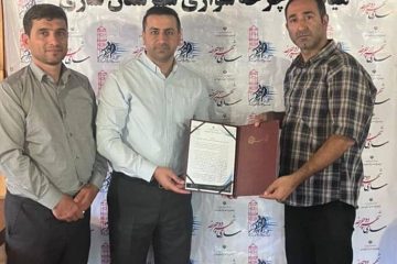 امضای تفاهم نامه همکاری هیات دوچرخه سواری شهرستان ساری با مدیریت پارک جنگلی شهید زارع