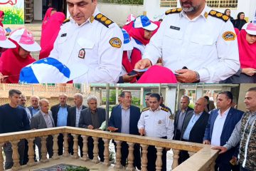 اقدام زیبای شورا و دهیاری روستای وسطی کلا آمل و پلیس راهور مازندران/ فرهنگ سازی ترافیک در مدرسه روستای وسطی کلا