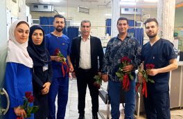 رییس شورای بخش مرکزی شهرستان آمل از پرستاران بیمارستان ۱۷ شهریور تقدیر کرد