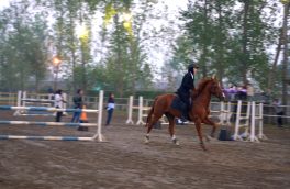 چهاردهمین رویداد پرش با اسب مازندران در باشگاه آریان آمل