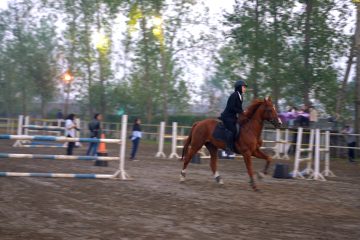 چهاردهمین رویداد پرش با اسب مازندران در باشگاه آریان آمل