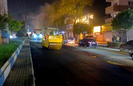 نونوار شدن ۱۸ هزار متر مربع از خیابان طالب آملی و میدان ۱۷ شهریور آمل