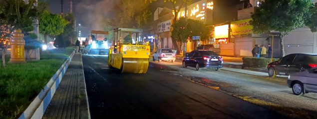 نونوار شدن ۱۸ هزار متر مربع از خیابان طالب آملی و میدان ۱۷ شهریور آمل