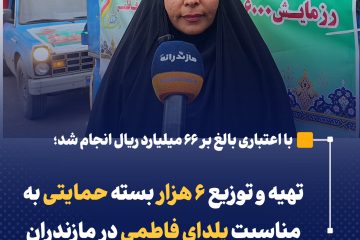 تهیه و توزیع ۶ هزار بسته حمایتی به مناسبت یلدای فاطمی در مازندران