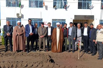 آیین افتتاح سه پروژه بزرگ آموزشی و ورزشی در هنرستان محمد جواد امیری پاشکلا