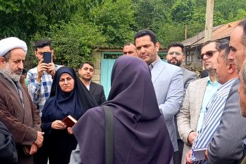 بررسی میدانی مشکلات و حل مطالبات مردم روستاهای چلاو با حضور فرماندار و نماینده مردم آمل 