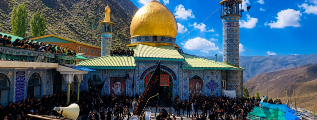 کلا میزبان عاشقان اباعبدالله در تاسوعا و عاشورای حسینی/ جلوه‌ای ماندگار از عزاداری مردم روستای چل در امامزاده روستای کلا