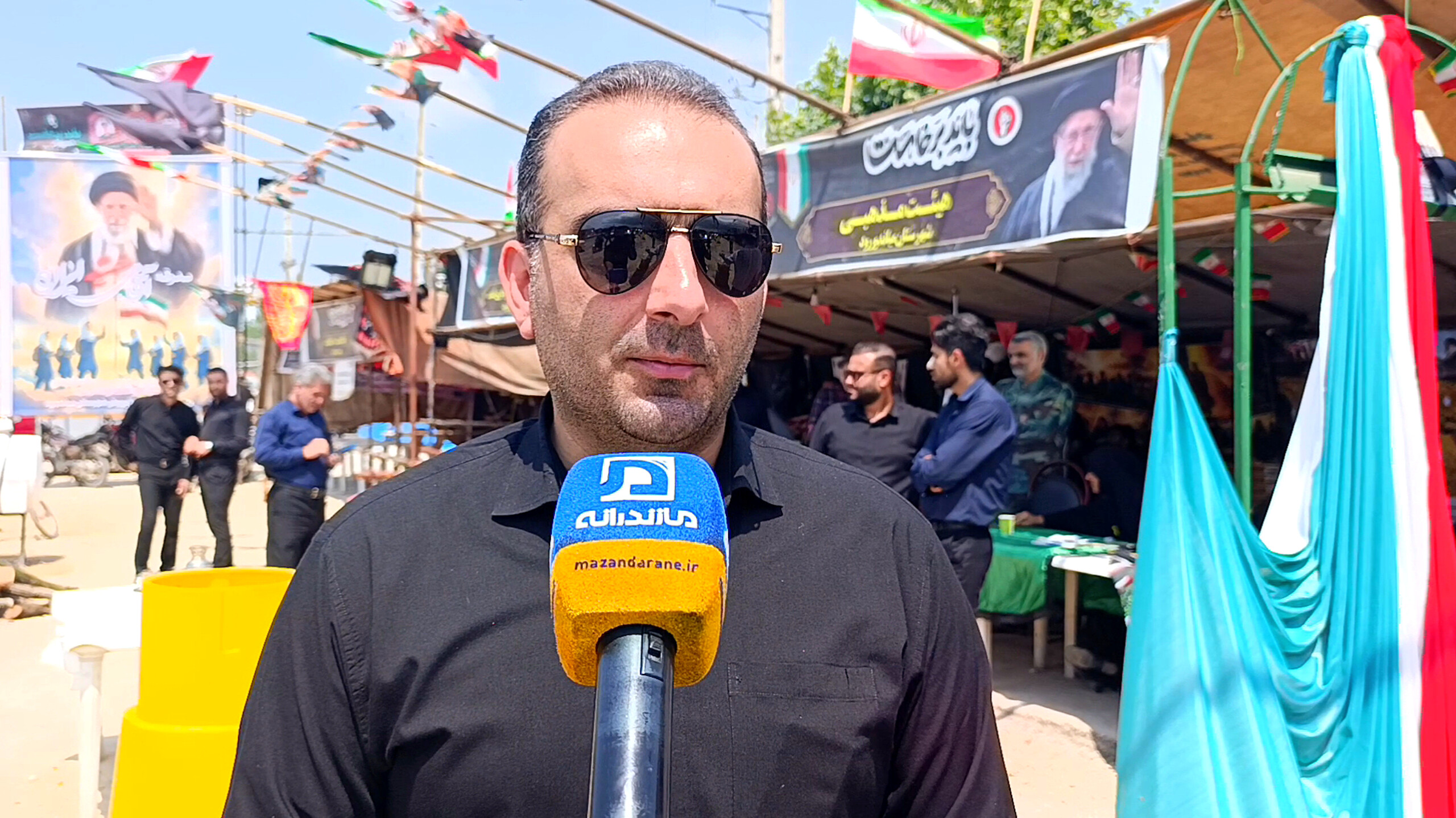 ۲۰ غرفه برای بدرقه زائران آقای شهید ایران در مسیر طریق الرضا برپا شد